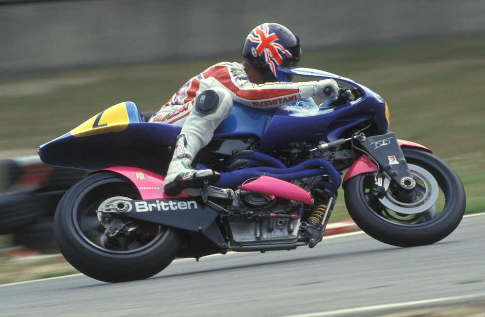 Alan Cathcart racing for Team Britten