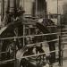 old photo of large diesel engine